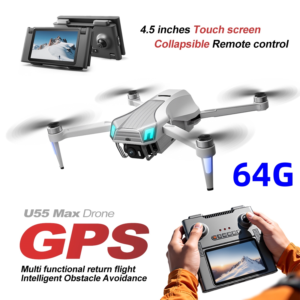 NCZOBOE U55 Drone Professional - Drone Gimbal 2 Axis ulasan dan harga