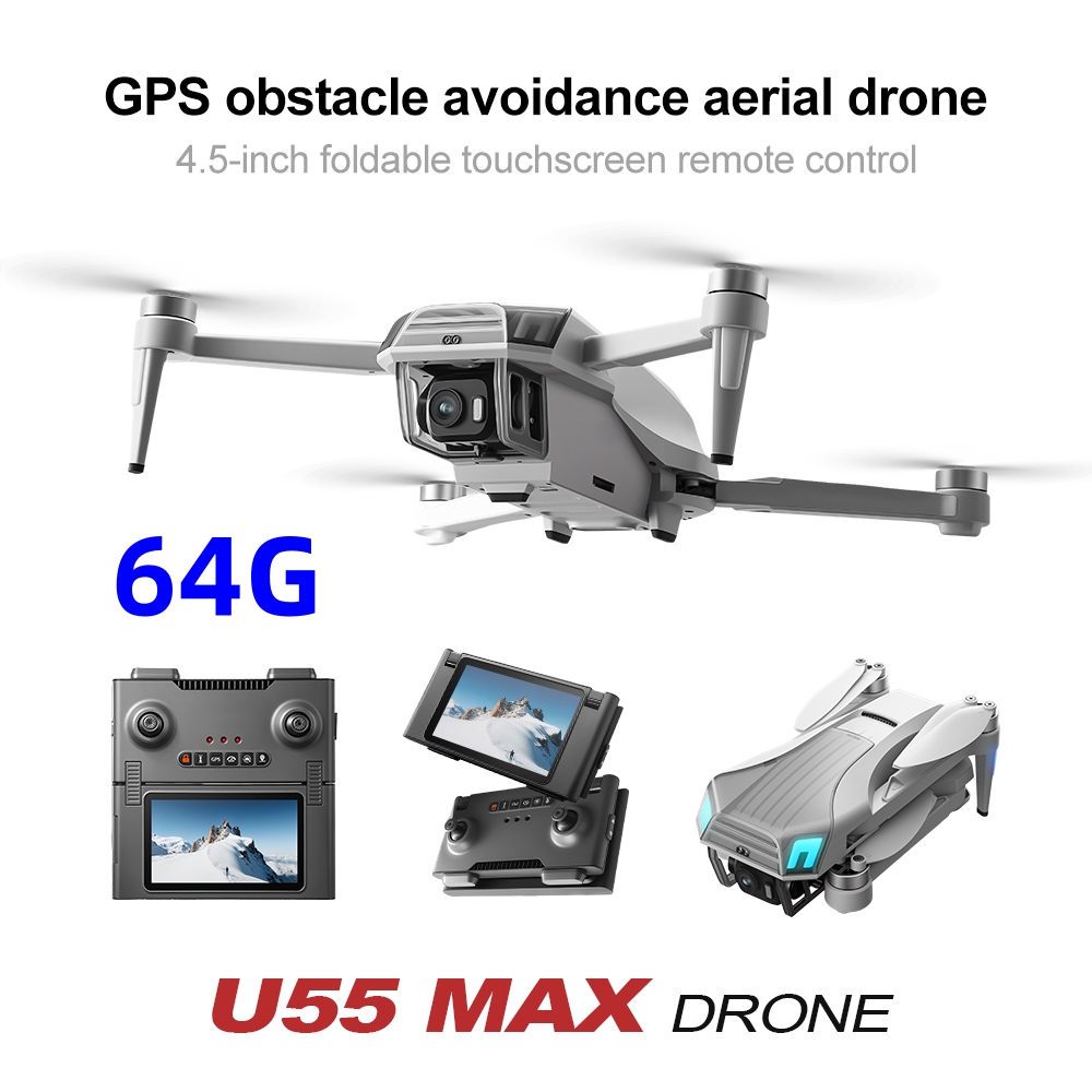NCZOBOE U55 Drone Professional - Drone Gimbal 2 Axis ulasan dan harga