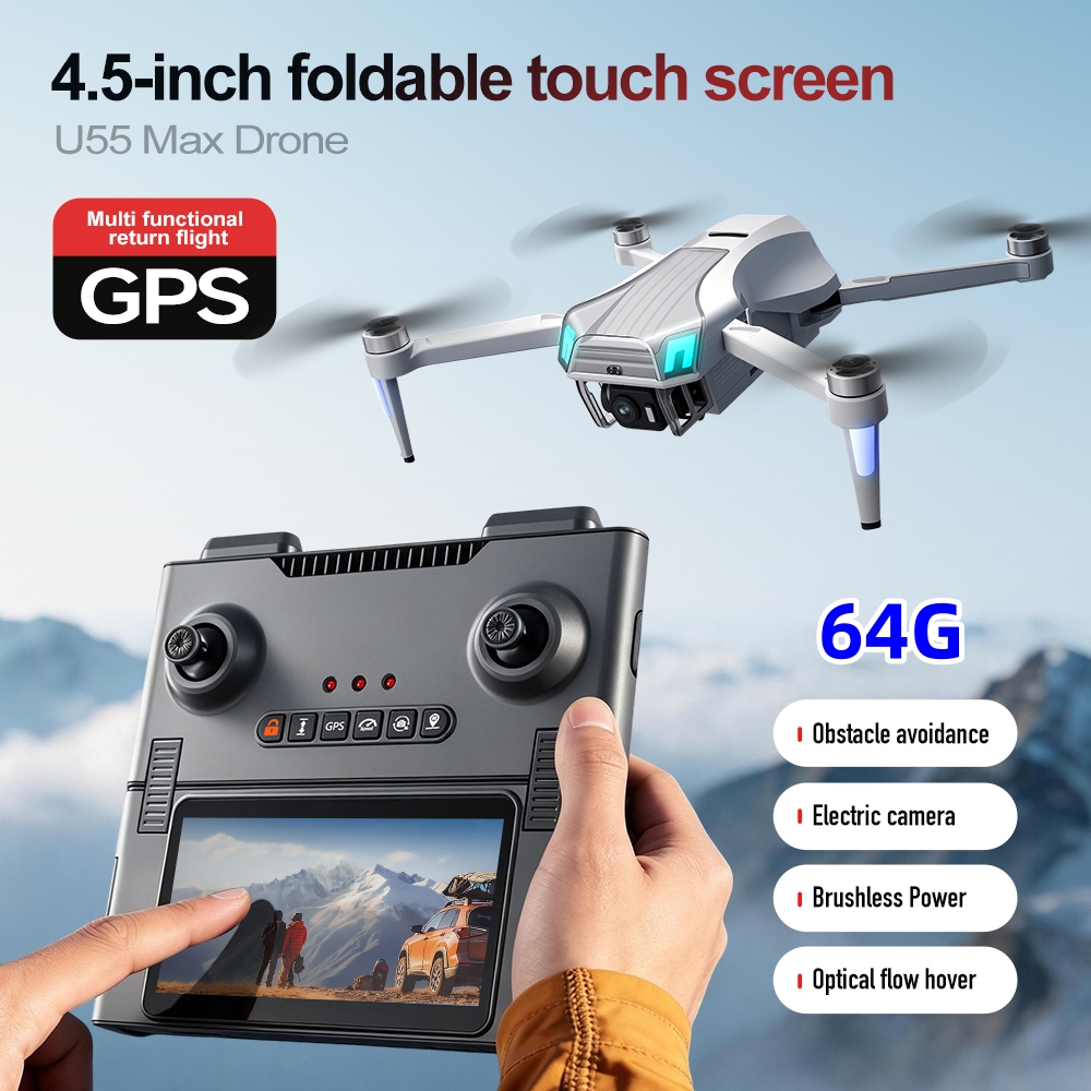 NCZOBOE U55 Optical Flow GPS D - Drone Gimbal 2 Axis ulasan dan harga